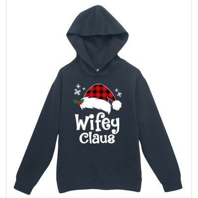 Mrs Santa Claus Funny Christmas Matching Couple Wife Fiance Gift Urban Pullover Hoodie