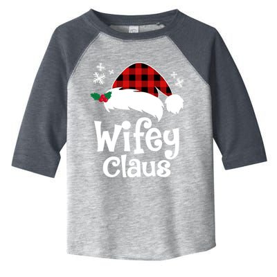 Mrs Santa Claus Funny Christmas Matching Couple Wife Fiance Gift Toddler Fine Jersey T-Shirt