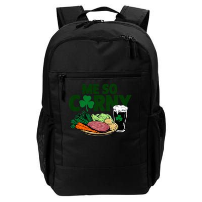 Me So Corny Beer Corned Beef And Cabbage St Patrick's Day Daily Commute Backpack