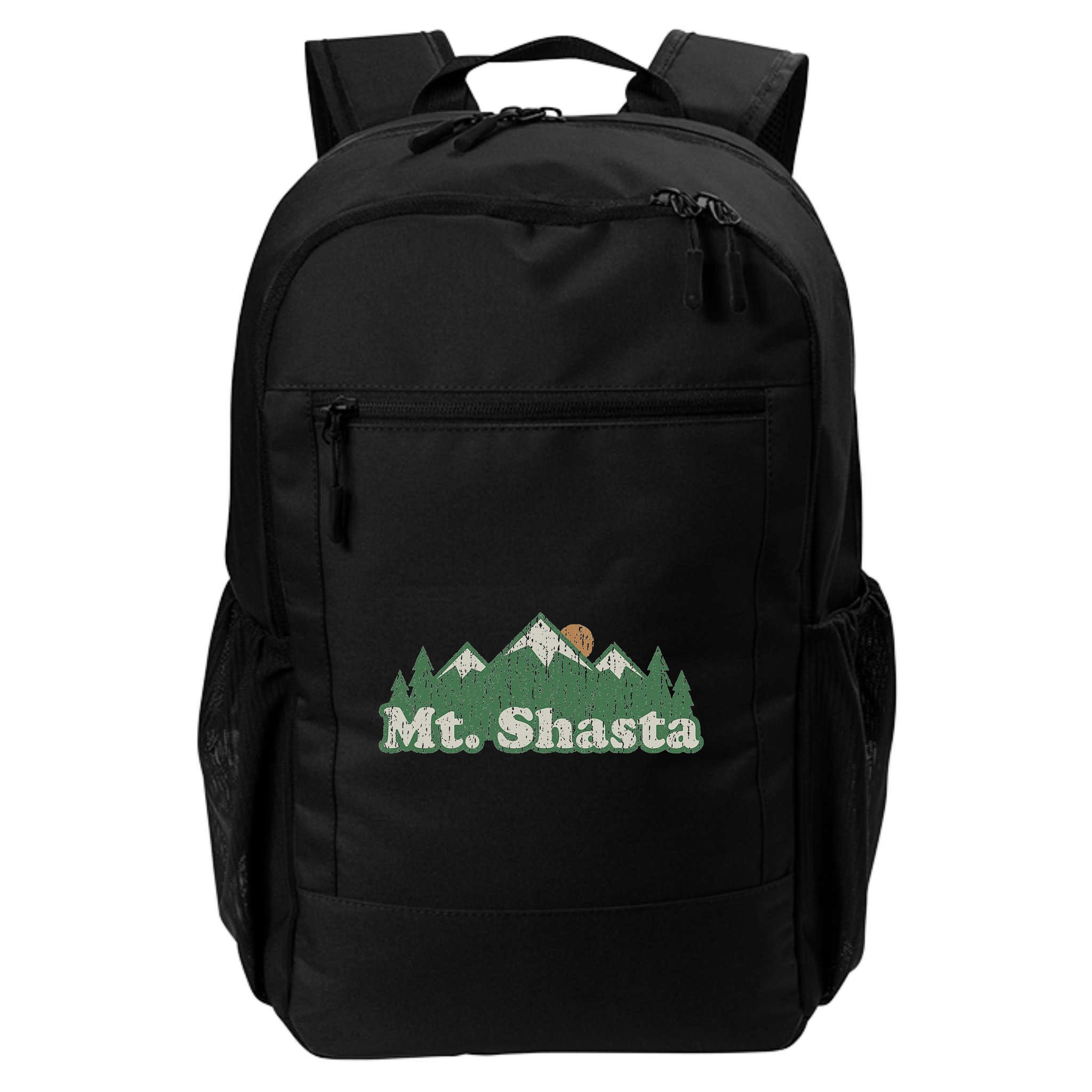 Mt. Shasta California Ca Vintage Hiking Mountains Backpack