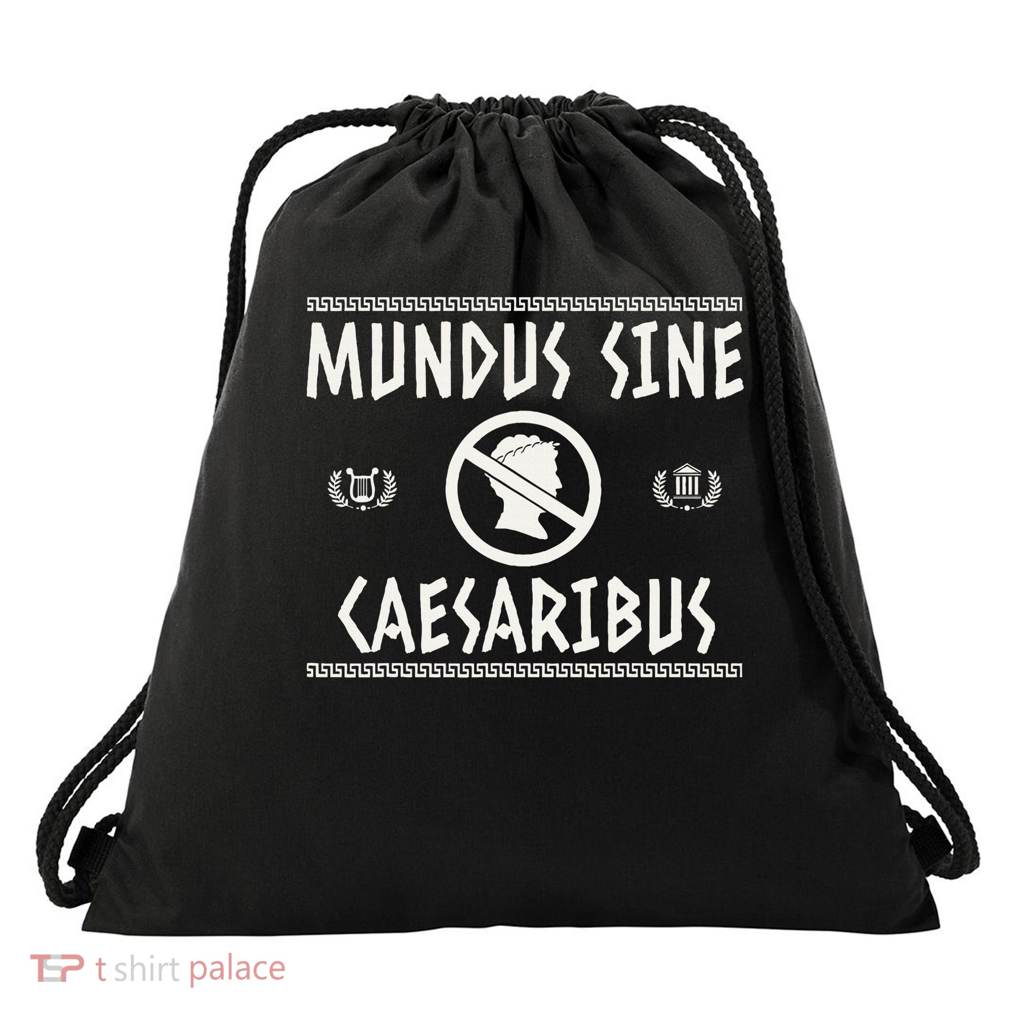 Mundus Sine Caesaribus  Drawstring Bag