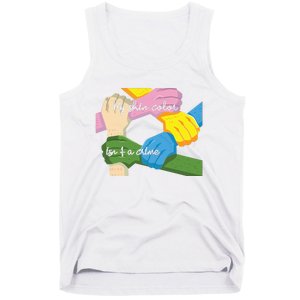 My Skin Color Is't A Crime Black Empowerment Gift Black Power Hands Tank Top