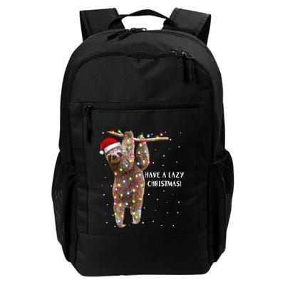 Merry Slothmas Christmas Design For Lazy Sloth Lovers Xmas Gift Daily Commute Backpack