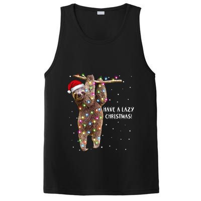 Merry Slothmas Christmas Design For Lazy Sloth Lovers Xmas Gift PosiCharge Competitor Tank