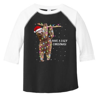 Merry Slothmas Christmas Design For Lazy Sloth Lovers Xmas Gift Toddler Fine Jersey T-Shirt