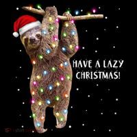 Merry Slothmas Christmas Design For Lazy Sloth Lovers Xmas Gift Wool Snapback Cap