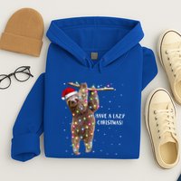 Merry Slothmas Christmas Design For Lazy Sloth Lovers Xmas Gift Hoodie