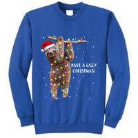 Merry Slothmas Christmas Design For Lazy Sloth Lovers Xmas Gift Sweatshirt