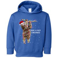 Merry Slothmas Christmas Design For Lazy Sloth Lovers Xmas Gift Toddler Hoodie