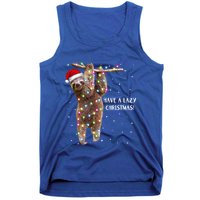 Merry Slothmas Christmas Design For Lazy Sloth Lovers Xmas Gift Tank Top