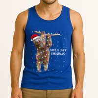 Merry Slothmas Christmas Design For Lazy Sloth Lovers Xmas Gift Tank Top