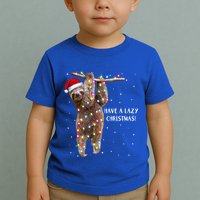 Merry Slothmas Christmas Design For Lazy Sloth Lovers Xmas Gift Toddler T-Shirt