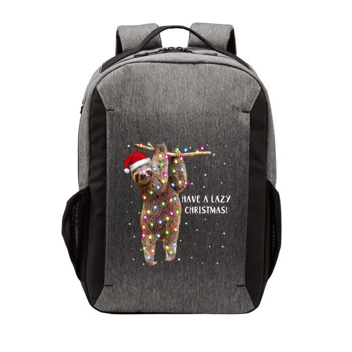 Merry Slothmas Christmas Design For Lazy Sloth Lovers Xmas Gift Vector Backpack