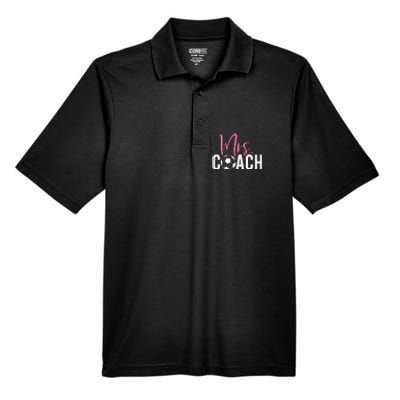 Mrs. Soccer Coach For Coaches Wives Men's Origin Performance Piqué Polo