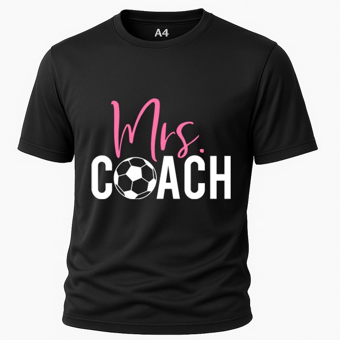 Mrs. Soccer Coach For Coaches Wives Cooling Performance Crew T-Shirt