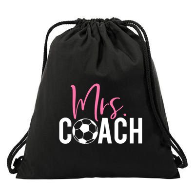 Mrs. Soccer Coach For Coaches Wives Drawstring Bag