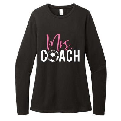 Mrs. Soccer Coach For Coaches Wives Womens CVC Long Sleeve Shirt