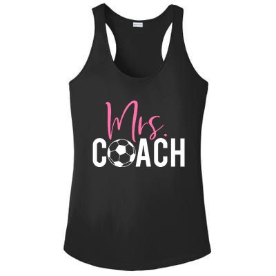 Mrs. Soccer Coach For Coaches Wives Ladies PosiCharge Competitor Racerback Tank