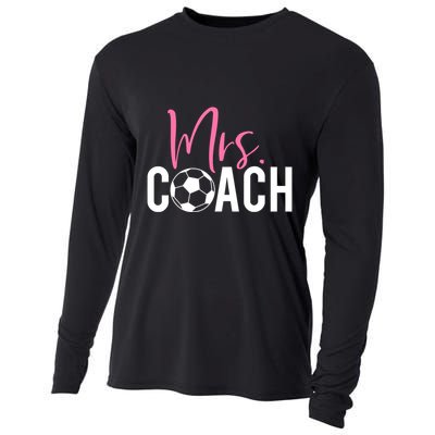Mrs. Soccer Coach For Coaches Wives Cooling Performance Long Sleeve Crew