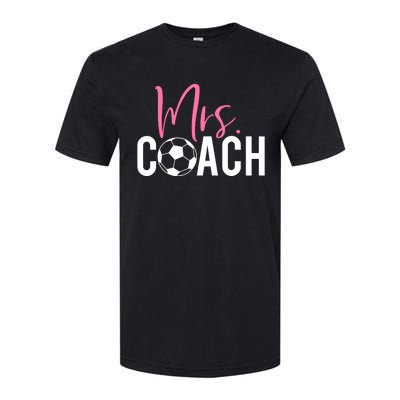 Mrs. Soccer Coach For Coaches Wives Softstyle® CVC T-Shirt