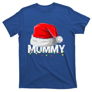 Mummy Santa Christmas Family Matching Pajamas Mama Xmas Gift T-Shirt