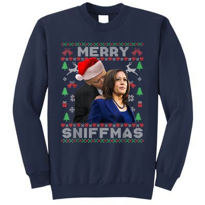 Merry Sniffmas Christmas Anti Biden Kamala Ugly Xmas Sweater Sweatshirt