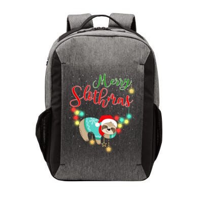 Merry Slothmas Christmas Pajama For Sloth Lovers Funny Gift Vector Backpack