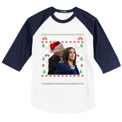 Merry Sniffmas Christmas Anti Biden Ugly Christmas Sweater Great Gift Baseball Sleeve Shirt