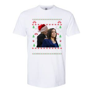 Merry Sniffmas Christmas Anti Biden Ugly Christmas Sweater Great Gift Softstyle CVC T-Shirt