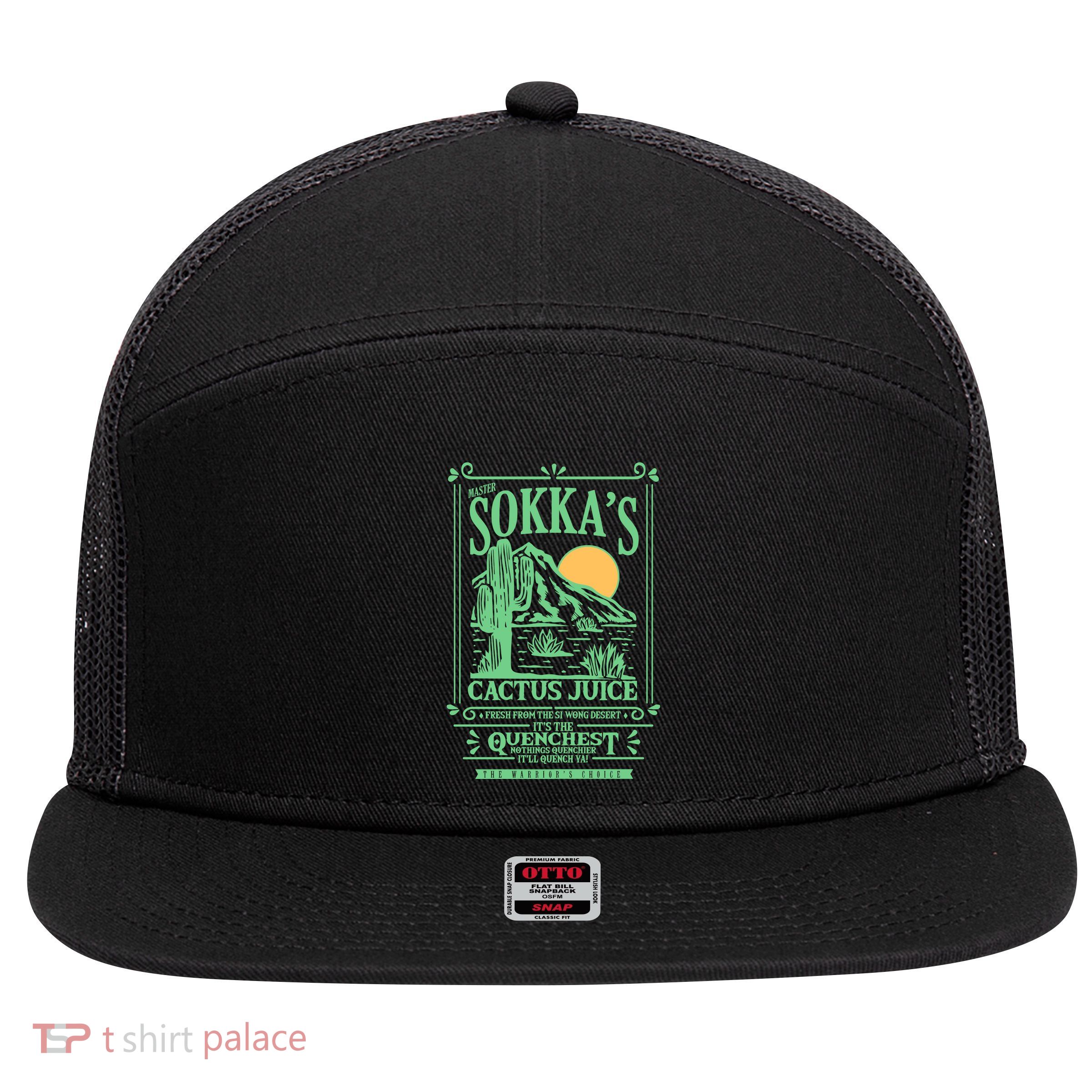Master SokkaS Catus Juice 7 Panel Mesh Trucker Snapback Hat