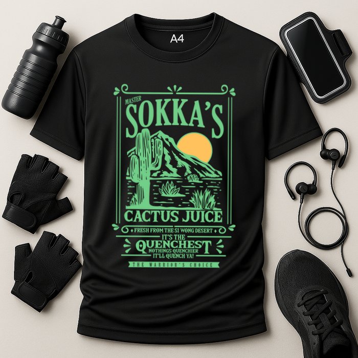 Master SokkaS Catus Juice Cooling Performance Crew T-Shirt