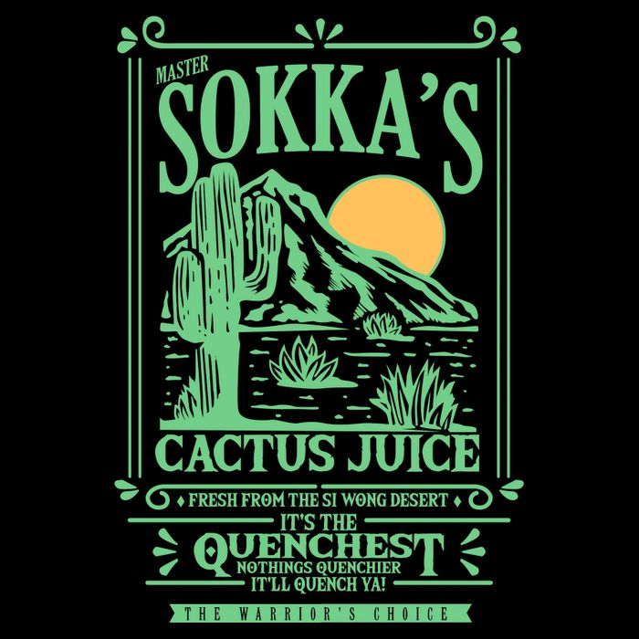 Master SokkaS Catus Juice Cooling Performance Crew T-Shirt