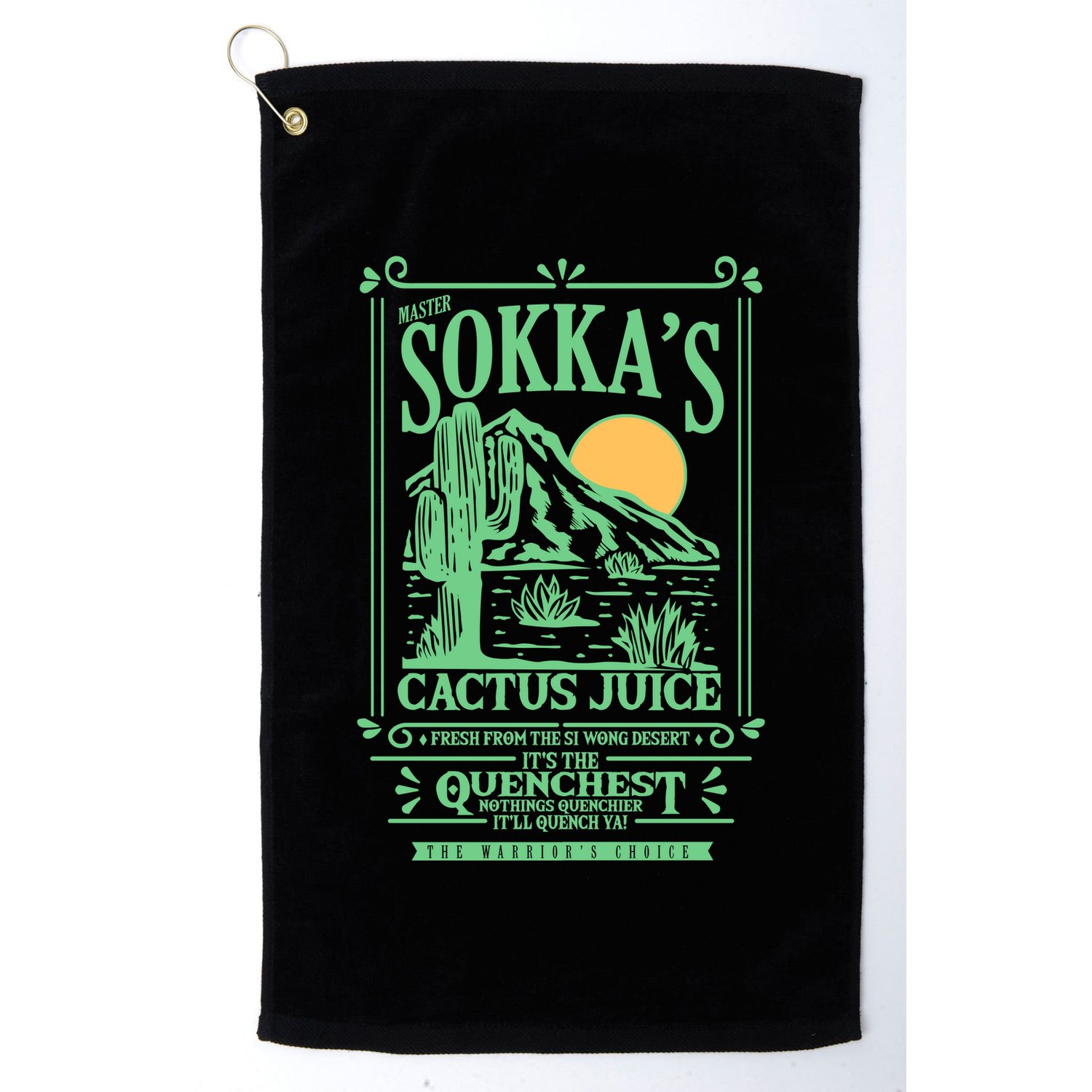 Master SokkaS Catus Juice Golf Towel