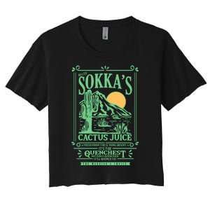 Master SokkaS Catus Juice Women's Crop Top Tee