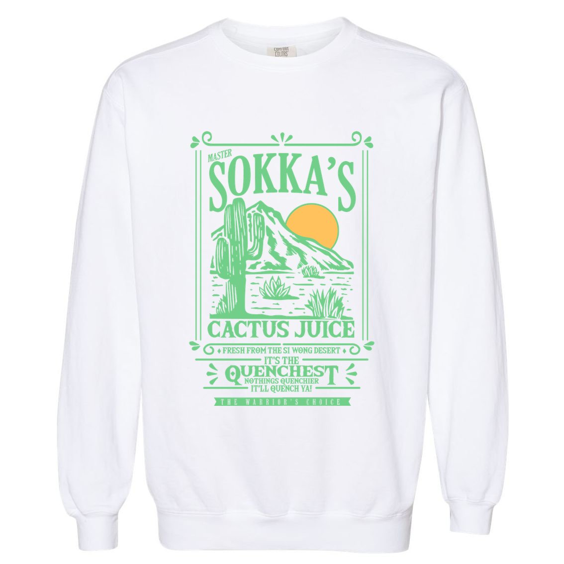 Master SokkaS Catus Juice Garment-Dyed Sweatshirt