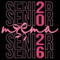 Mom Senior Class Of 2026 Coquette Bow Graduation 2026 Youth Performance Sprint T-Shirt
