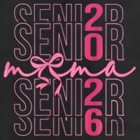 Mom Senior Class Of 2026 Coquette Bow Graduation 2026 25L Jumbo Tote