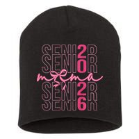 Mom Senior Class Of 2026 Coquette Bow Graduation 2026 Short Acrylic Beanie