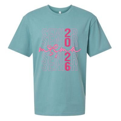 Mom Senior Class Of 2026 Coquette Bow Graduation 2026 Sueded Cloud Jersey T-Shirt