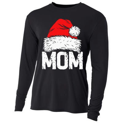 Mom Santa Christmas Family Matching Pajamas Mama Xmas Mother Short Sleeve Cooling Performance Long Sleeve Crew