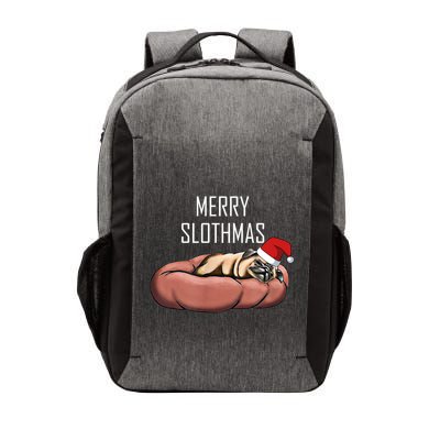 Merry Slothmas Christmas Sloth Pajamas Santa Hat Xmas Sloth Meaningful Gift Vector Backpack