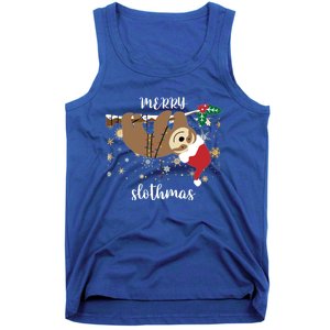 Merry Slothmas Christmas For Sloth Lovers Funny Gift Tank Top