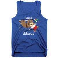 Merry Slothmas Christmas For Sloth Lovers Funny Gift Tank Top