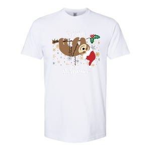 Merry Slothmas Christmas For Sloth Lovers Funny Gift Softstyle CVC T-Shirt