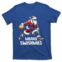 Merry Swishmas Christmas Funny Santa Basketball Player Xmas Gift T-Shirt