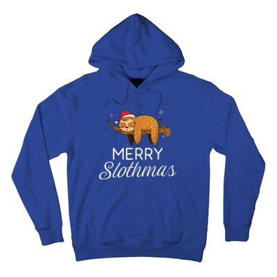 Merry Slothmas Christmas Funny Cute Sloth Gift Hoodie