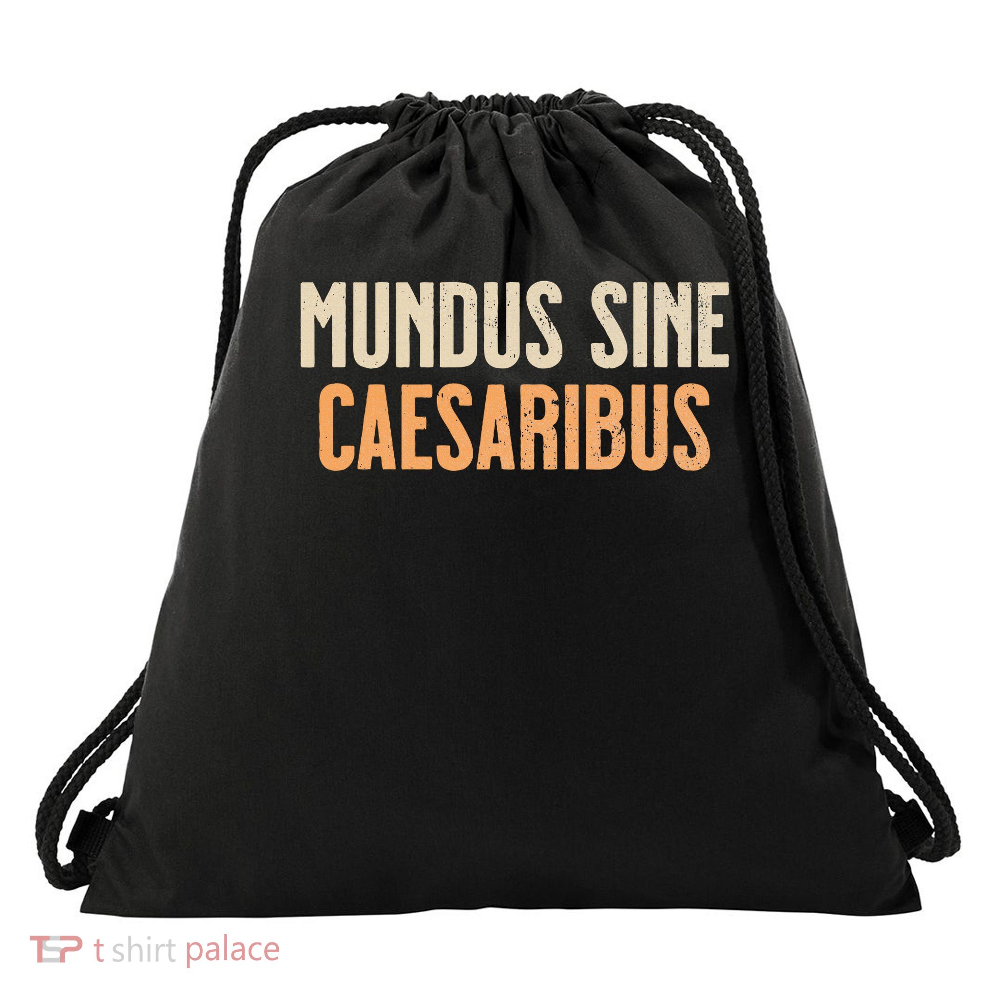 Mundus Sine Caesaribus Drawstring Bag