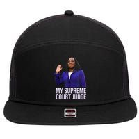 My Supreme Court Judge KBJ 7 Panel Mesh Trucker Snapback Hat