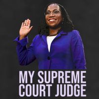 My Supreme Court Judge KBJ 7 Panel Mesh Trucker Snapback Hat
