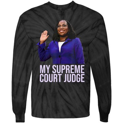 My Supreme Court Judge KBJ Tie-Dye Long Sleeve Shirt